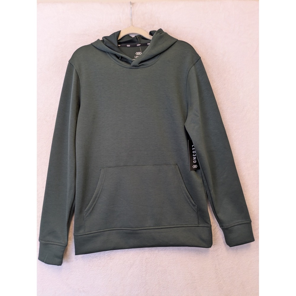 LEG3ND Men's Size S Sage Black‎ Performance Hoodie Dark Turquoise NWT